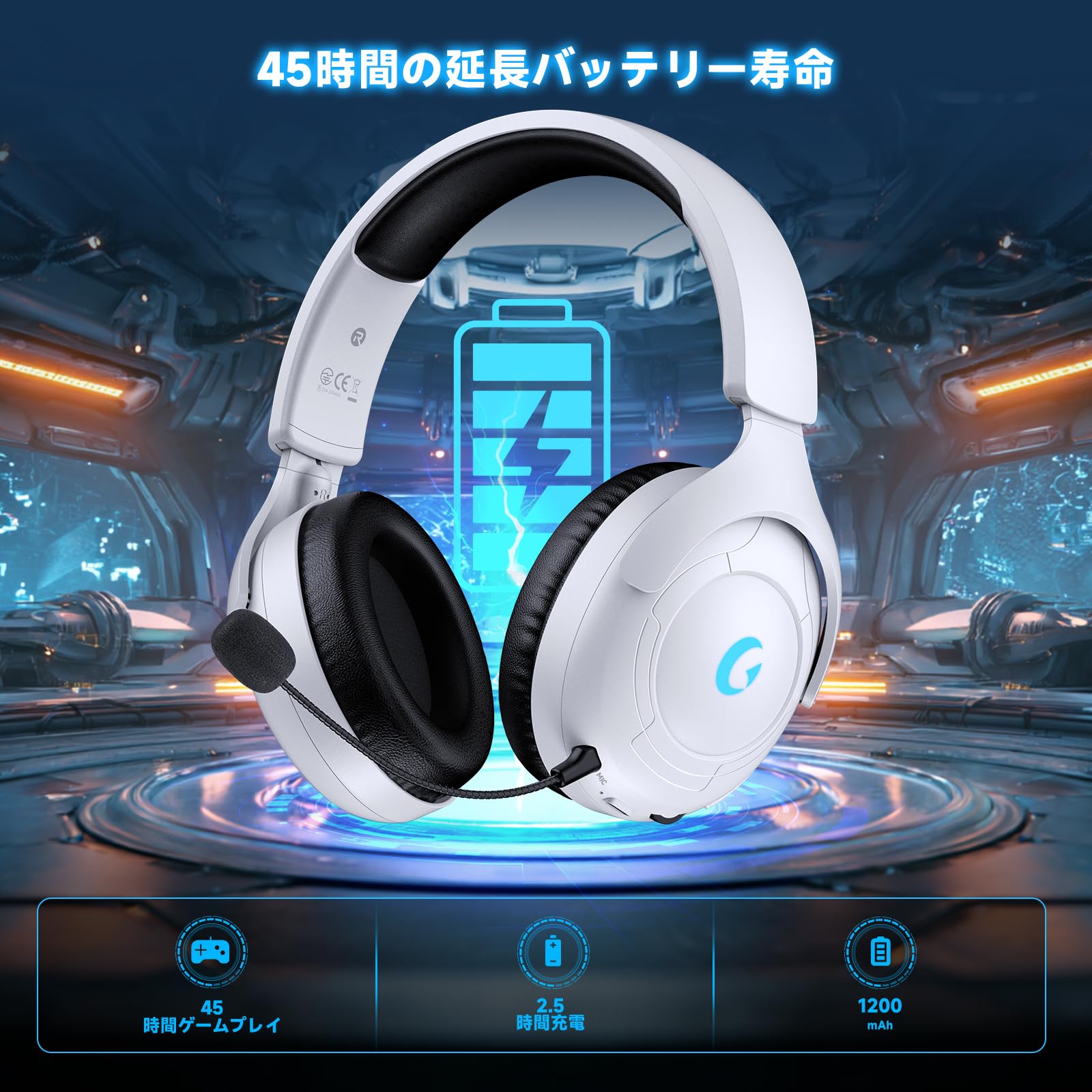Amazon.co.jp: KAPEYDESI ゲーミングヘッドセット4WAY接続【2.4G USB